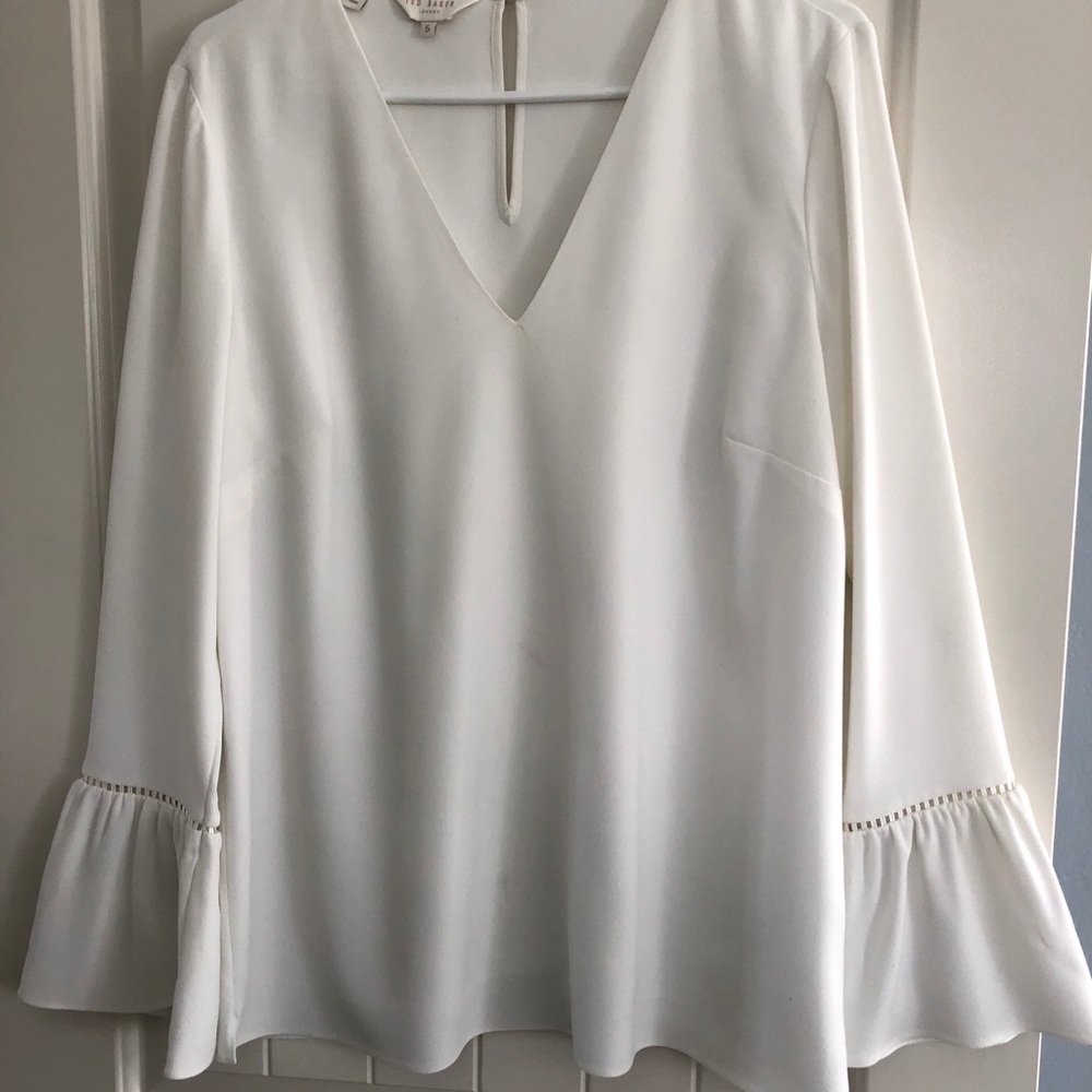 Ted Baker Journe Top in ivory